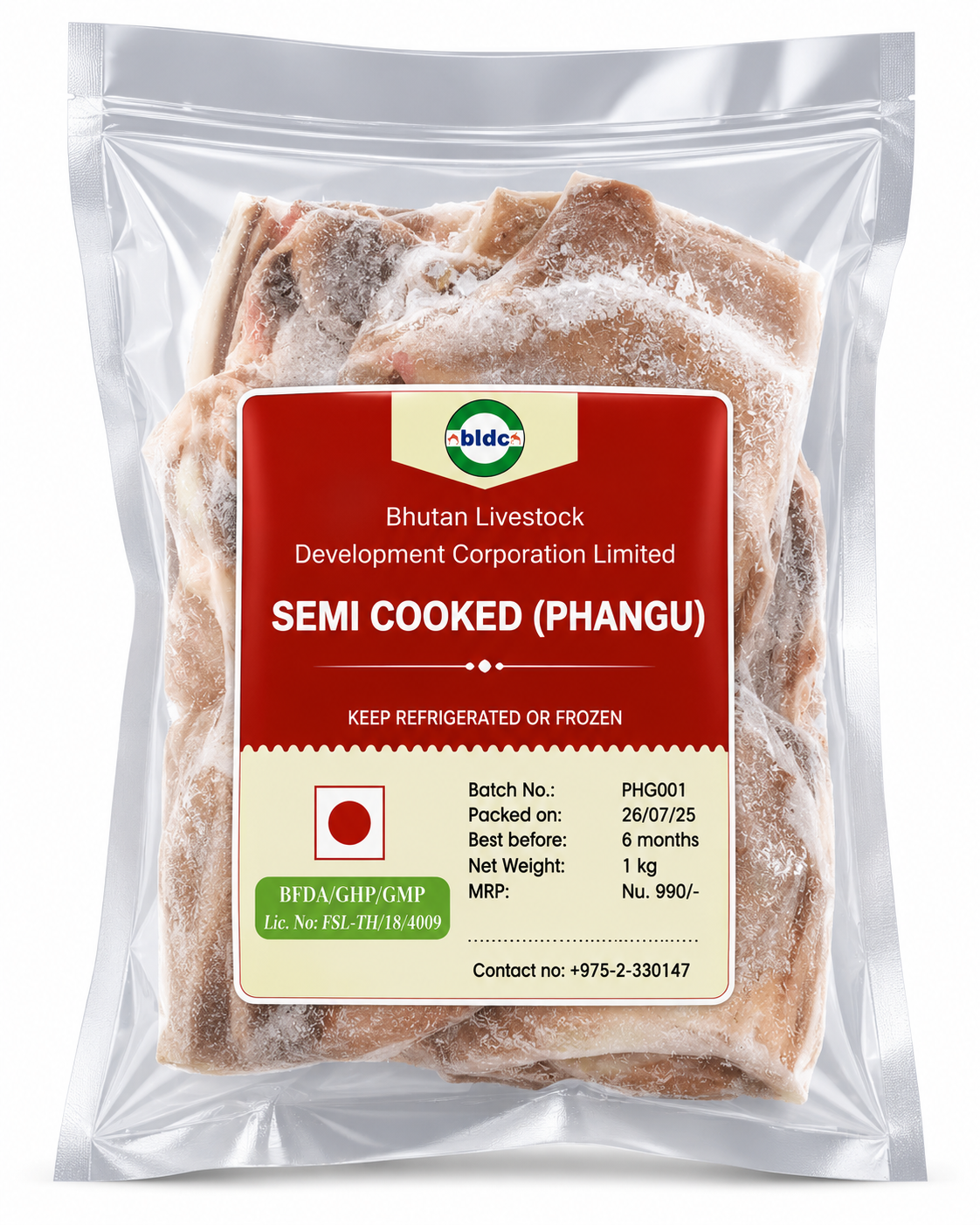 Semi Cooked Phangu