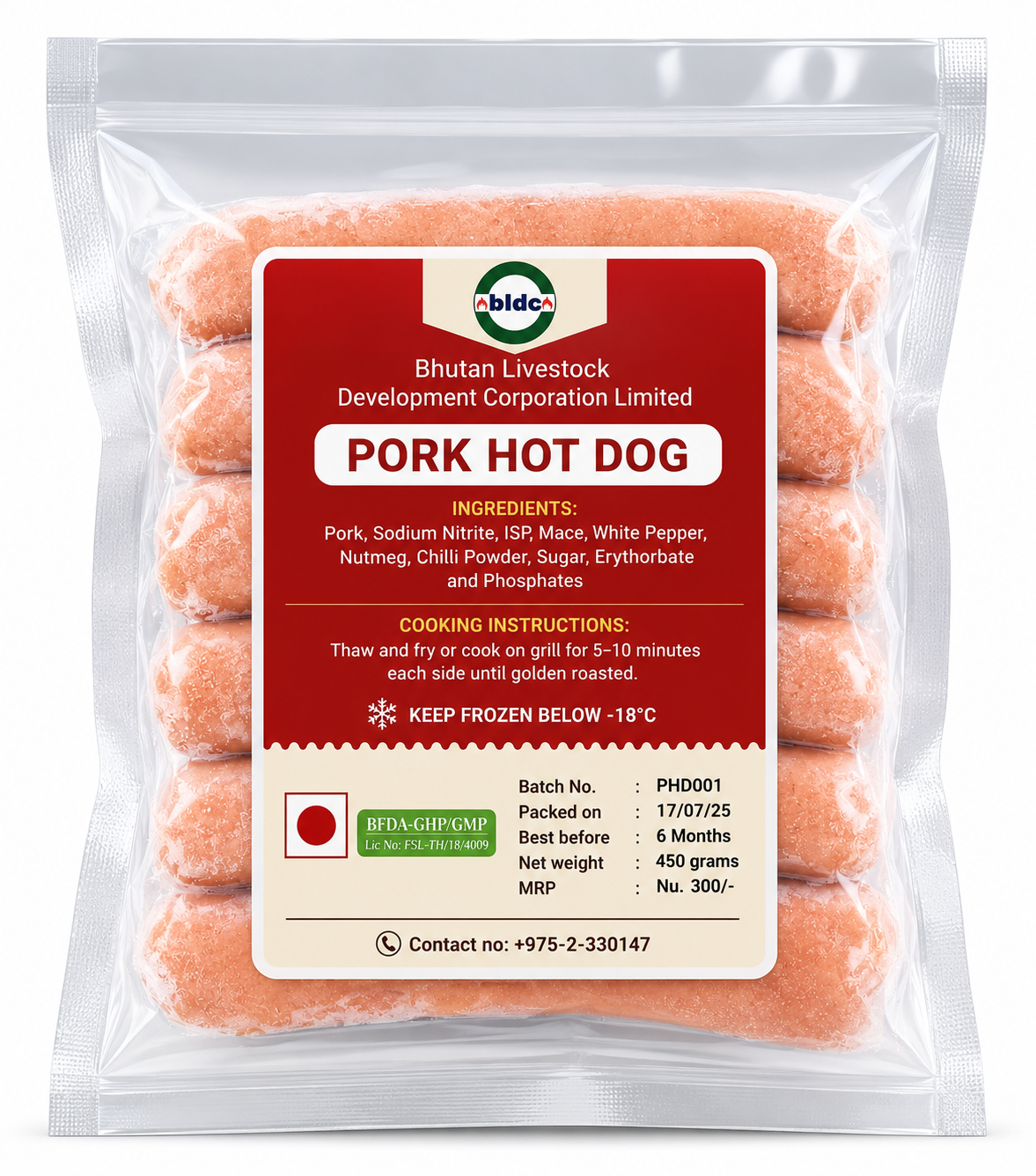 Pork Hot Dog